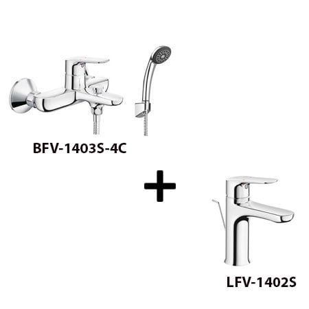 Sen tắm Inax BFV-1403S-4C kèm vòi rửa LFV-1402S